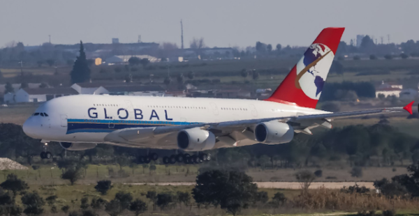 Global Airlines a opéré son premier vol commercial en A380, entre Glasgow et New York 1 Air Journal